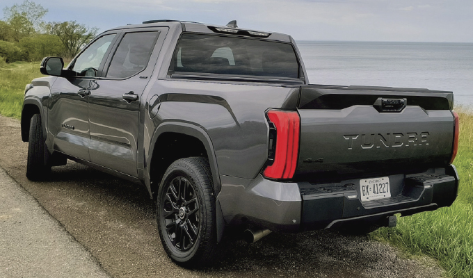 2024 Toyota Tundra rear quarter view